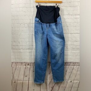 Isabell Maternity Jeans 90’s Straight Womens Size over-the-belly crossover panel